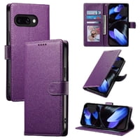 Funda Para Foxdock Google Pixel 9A– Cuero Premium, 3 Ranuras Para Tarjetas, Protección Contra Impactos