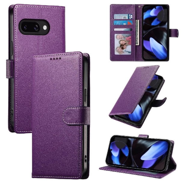 Funda para FOXDOCK Google Pixel 9A– Cuero Premium, 3 ranuras para tarjetas, Protección contra impactos