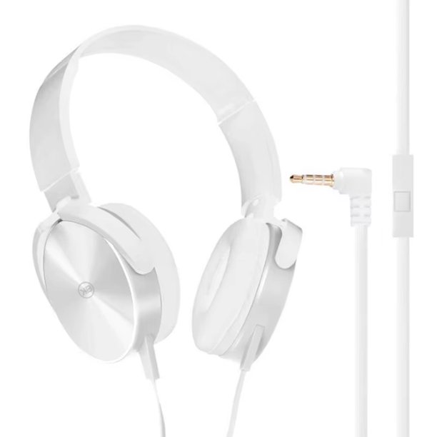 Audífonos Head band Extra Bass Con Cable Y Micrófono Kbod I15 Blanco
