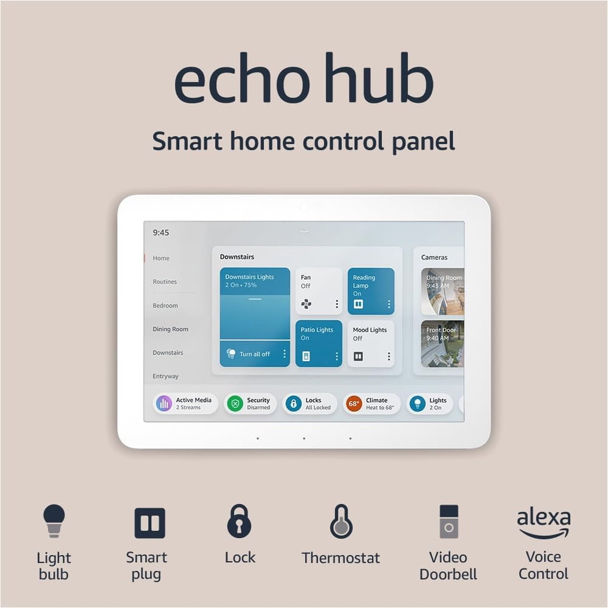Echo - Panel Smart Home Hub 8 Alexa Wifi Zigbee