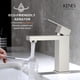 thumbnail image 5 of Grifo para lavabo de baño KENES de níquel cepillado con desagüe desplegable, 5 of 9