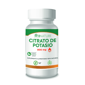 Citrato De Potasio B Nature 800Mg (90 Cápsulas)
