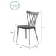 thumbnail image 4 of Silla Diseño Comedor Windsor Blanca, 4 of 4