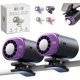 thumbnail image 1 of Ventilador clip coche pantalla LED 16°C semi enfriamiento USB recargable 360° 199 velocidades, 1 of 8