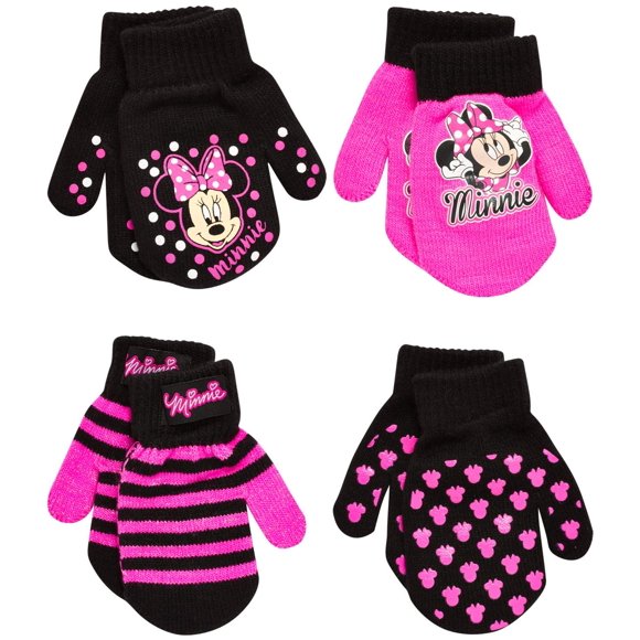 Set de guantes y manoplas Disney Minnie Mouse/Vampirina para niños de 2 a 4 años