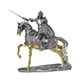thumbnail image 3 of Estatua de caballo de caballero, adorno de escritorio, figura Retro, escultura, estatuilla decorativa para estantería, sala de estar, decoración del h, 3 of 5