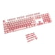 thumbnail image 5 of Juego De Teclas Profesionales Para Teclado Mecánico, Resistentes Y Ligeras, 132 Teclas, Color Rosa, 5 of 5