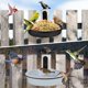 thumbnail image 3 of Alimentador para aves Yojanner con bandeja metálica plegable de 18 cm, 3 of 7