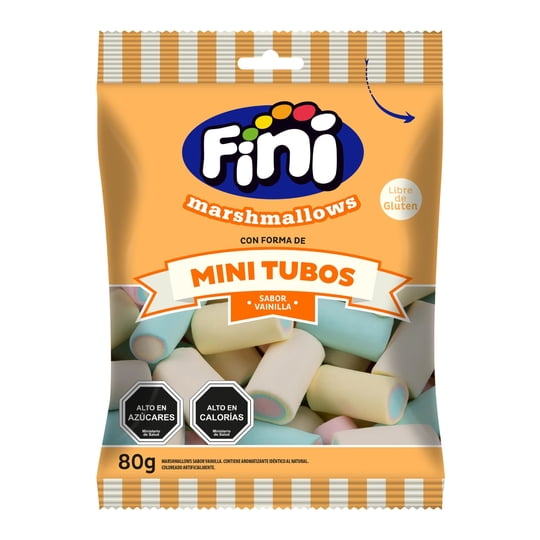 Marshmallows Mini Tubos 80 g Fini