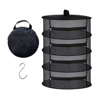 Ioensy - Rejilla Para Secar Hierbas Plegable Con Gancho Y Bolsa De Almacenamiento Colgador Para Secar Hierbas