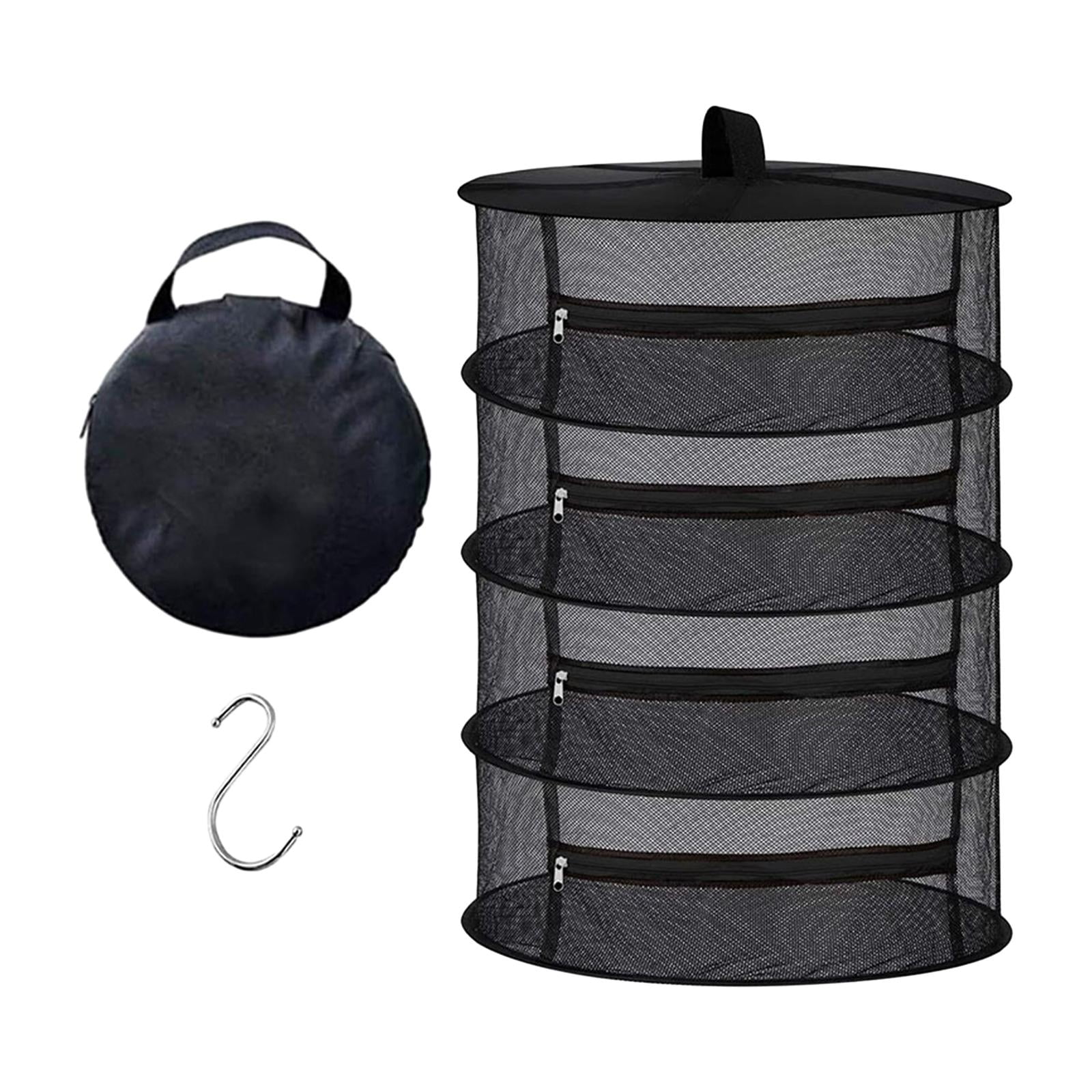 Ioensy - Rejilla Para Secar Hierbas Plegable Con Gancho Y Bolsa De Almacenamiento Colgador Para Secar Hierbas