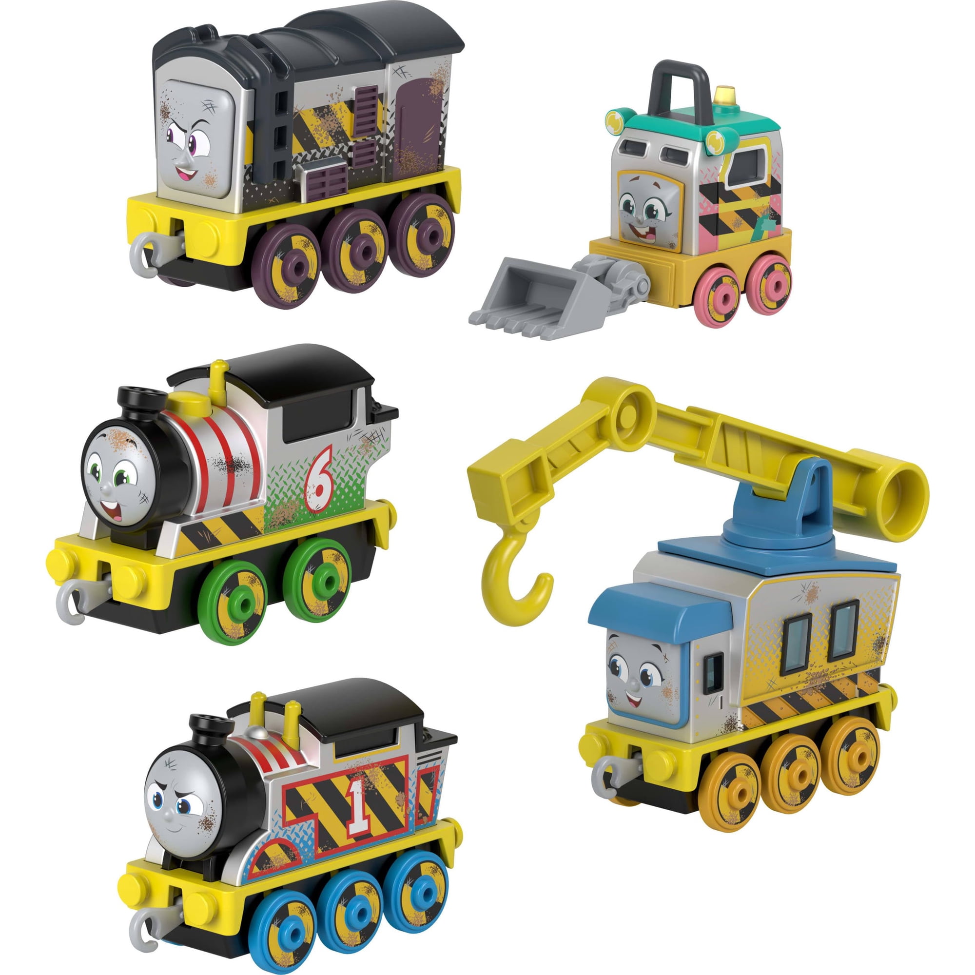 Set De Vehículos Fundidos A Presión Thomas & Friends Construction Crew 5