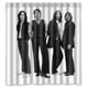 thumbnail image 1 of Cortina de ducha con diseño creativo de la banda musical The Beatles, juego de cortinas de baño con ganchos, tamaño 66 x 72 pulgadas, 1 of 3