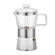 thumbnail image 1 of Cafetera Italiana Crystal Vitrex 1 Pieza Aluminio Transparente, 1 of 3