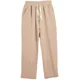 thumbnail image 1 of Pantalón Mujer Recto Casual Primavera Verano Algodón Tiro Alto 318, 1 of 2