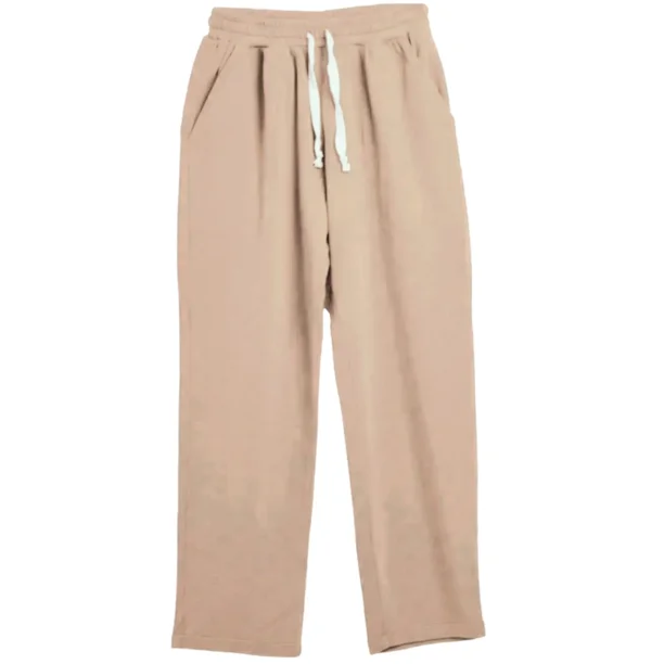 Pantalón Mujer Recto Casual Primavera Verano Algodón Tiro Alto 318