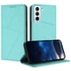 thumbnail image 1 of Funda Cartera Magnética para Samsung Galaxy S21 Plus Protección Antichoque con Ranuras Verde, 1 of 6