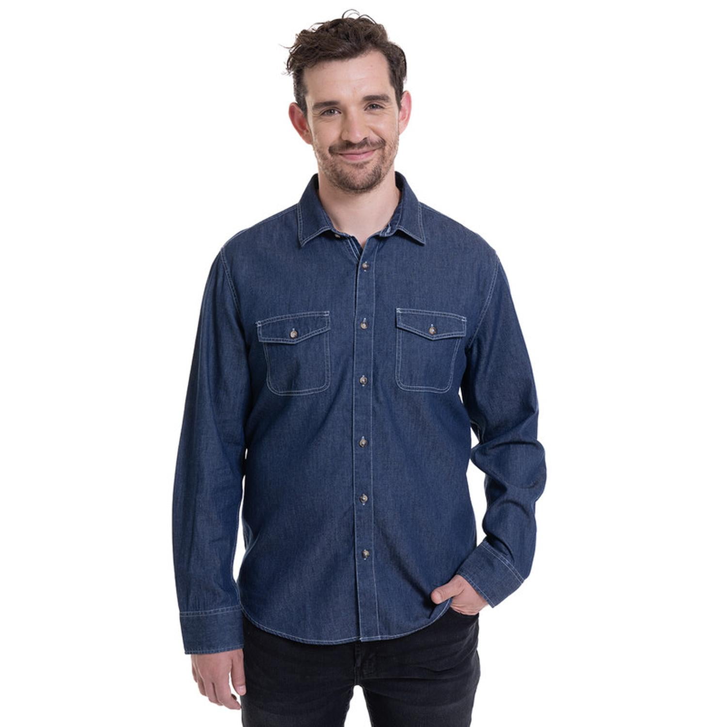 Truval - Camisa Denim Básica Azul Marino Azul Marino L