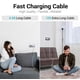 thumbnail image 2 of Cable USB-C TZBAY, paquete de 4: 2 de 2 m y 2 de 3 m, carga rápida de 60 W, 2 of 7