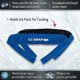 thumbnail image 3 of Bandana Refrigerante ICE WRAPTOR Azul +6 Paquetes de Hielo, 3 of 7