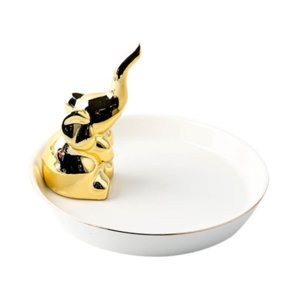 Ioensy - Plato Para Joyas, Organizador De Joyas, Plato Para Llaves, Relojes, Pulseras, Elefante