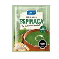 Crema De Espinaca (5 Porciones) Sobre 68 G Lider