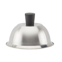Magideal - Tapa De Cúpula De Fusión Para Parrilla, Cubierta De Acero Inoxidable Resistente Para Hamburguesas, Cubierta De 6 Pulgadas Para Asar Carne Al Aire Libr