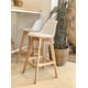 thumbnail image 3 of Taburetes O Pisos Terry Base Madera 70 Cm Blanco, 3 of 3