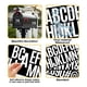 thumbnail image 4 of Pegatinas de vinilo con letras Jiepuxiter de 2" impermeables, 500 piezas, 4 of 8