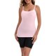 thumbnail image 1 of Camiseta de Tirantes Ajustables de Modal para Mujer con Copas Inalámbricas y Espalda en U Adelgazante para Yoga 3 Paquetes S 1 Gris 1 Negro 1 Rosa, 1 of 6