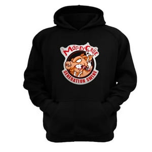 Genérico - Polerón Canguro Motley Crue Negro Talla S Unisex