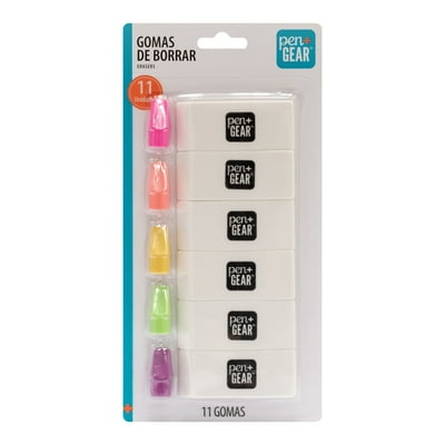 6 Gomas Blancas & 5 Goma Para Lapiz  Pen&Gear