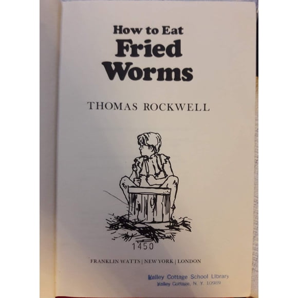 Libro Franklin Watts – Cómo comer gusanos fritos