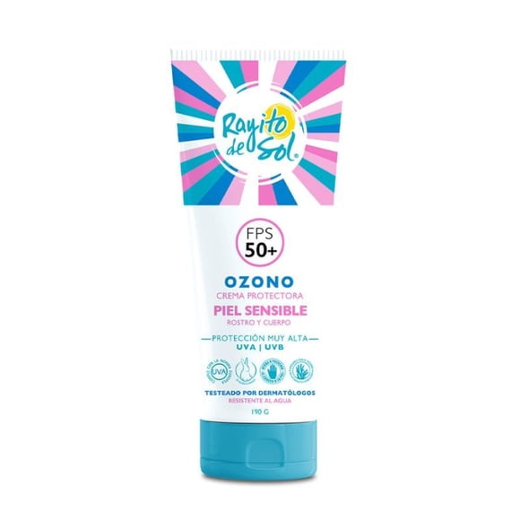 Protector solar Rayito De Sol ozono piel sensible fps50, 190 g