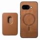 thumbnail image 5 of Funda de Cuero Magnética con Tarjetero para Samsung Galaxy S25 Edge Cubierta Delgada Marrón, 5 of 5
