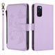 thumbnail image 2 of Funda Cartera Mariposa para [Samsung Galaxy S20 FE] con Soporte y Cremallera Morado claro, 2 of 6