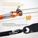thumbnail image 5 of Shackle Nilight con forma de anillo en D, 4,75 toneladas, con polea de remolque, 2 unidades, color naranja, 5 of 9