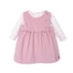 thumbnail image 1 of Vestido Bebé Niña Cotelé con Polera Manga Larga Rosado, 1 of 3