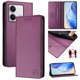 thumbnail image 1 of Funda Billetera con Soporte para Xiaomi Redmi Note 13 5G Bloqueo RFID Plegable Violeta, 1 of 6