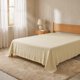 thumbnail image 1 of REGALWOVEN Sábana de Doble Gasa, Sábana Suave, Ropa de Cama con Textura Arrugada Amarilla 1 PC 91x96in, 1 of 5