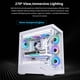 thumbnail image 3 of Funda para PC Lian Li V100 blanca Mid-Tower con 4 ventiladores ARGB, 3 of 9