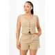 thumbnail image 1 of Conjunto Casual De Chaleco Corto Y Shorts, 1 of 5