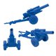 thumbnail image 3 of Hombres de Ejército BMC Toys Obuses Azules 3 pzas 18 cm, 3 of 6