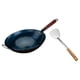 thumbnail image 3 of Sartén Wok Para Cocinar Salteados Cocina A Gas Wok Utensilios De Cocina Sartenes Generales Wok Chino Diámetro 36cm, 3 of 5