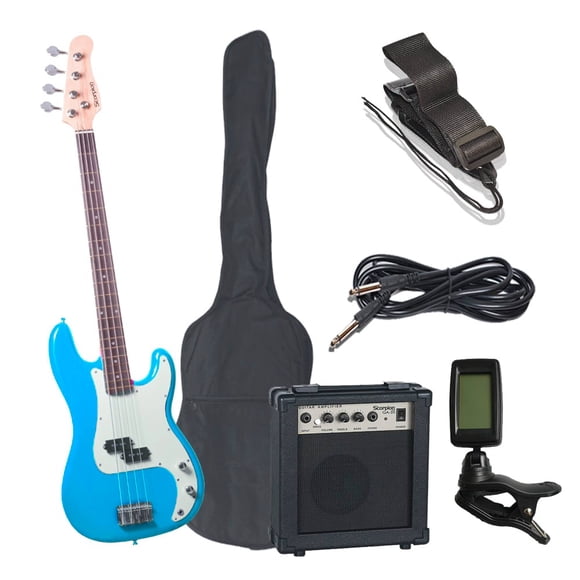 Scorpion Pack de bajo más amplificador, funda y componentes PSB-200 BL