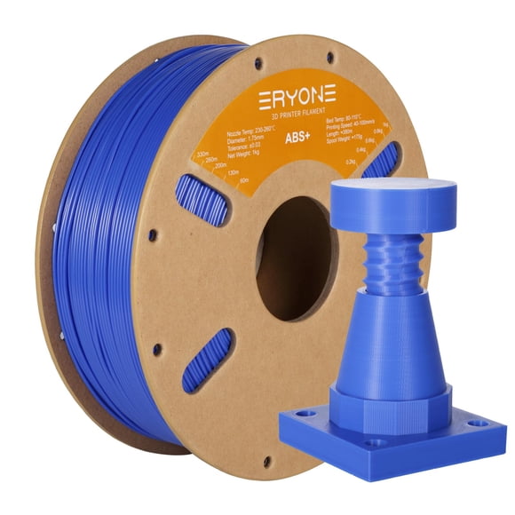 Filamento para impresora 3D ERYONE ABS Plus de 1,75 mm, azul, 1 kg