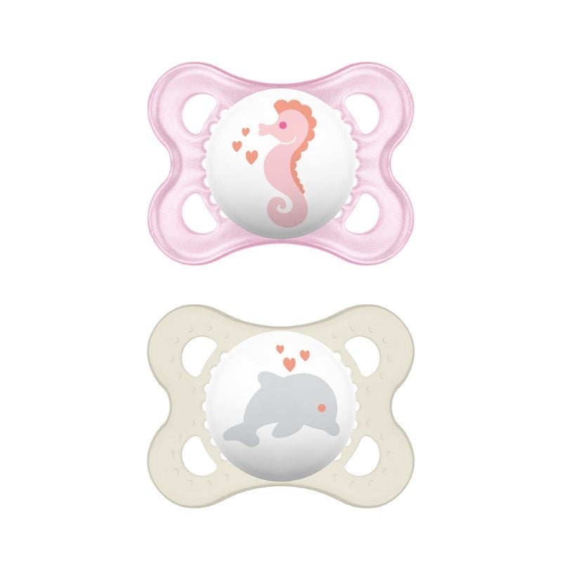 Mam - 2 Chupetes Silicona Original Bebes De 3 A 6 Meses