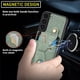 thumbnail image 5 of Funda Resistente para Samsung Galaxy S22 con Tarjetero y Soporte, Diseño Magnético Verde, 5 of 5