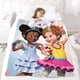 thumbnail image 5 of Fancy Nancy anti-pilling, suave, ligera, esponjosa y acogedora de lujo para hogar y cocina – Perfecta para niños y adultos,80X100cm, 5 of 6