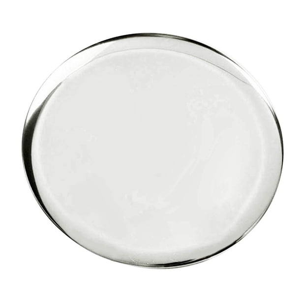 Bandeja de tocador decorativa Organizador de almacenamiento de de material acero inoxidable Aperitivos Bandejas de comida Bandeja de servicio forma forma forma para Plata